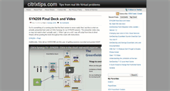 Desktop Screenshot of citrixtips.com