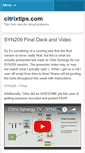 Mobile Screenshot of citrixtips.com