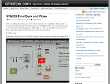 Tablet Screenshot of citrixtips.com